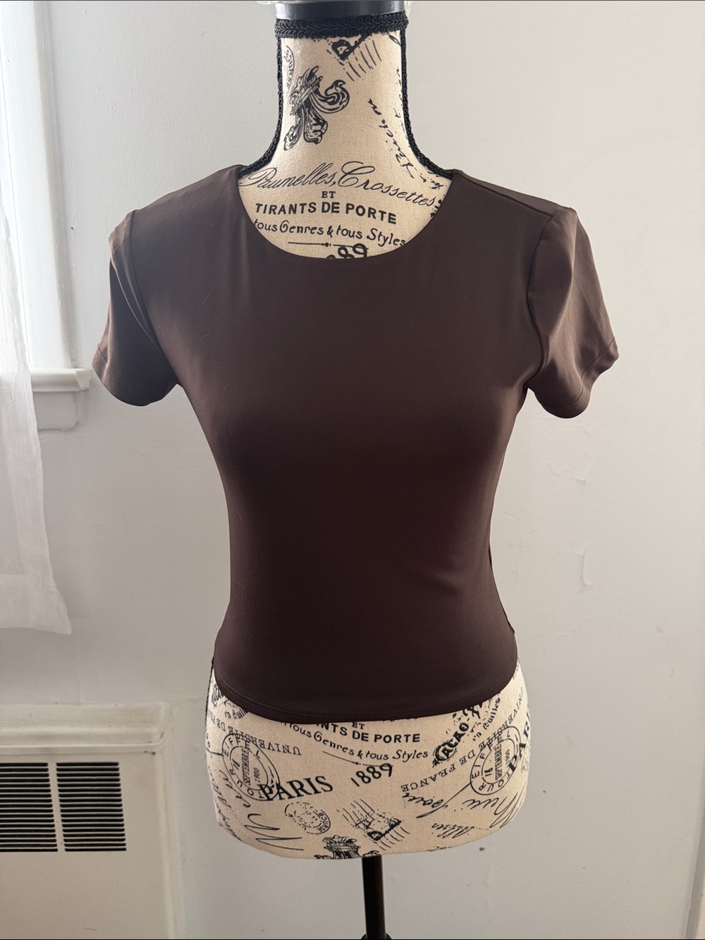 Women’s Brown Short Sleeve Tee